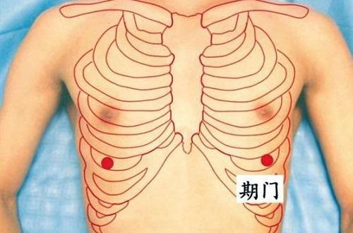 期门的准确位置图和作用 期门的准确位置图和作用的准确位置图片