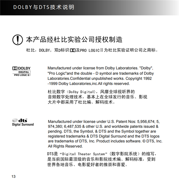 漫步者S5.1MKII桌面音响的产品使用说明书