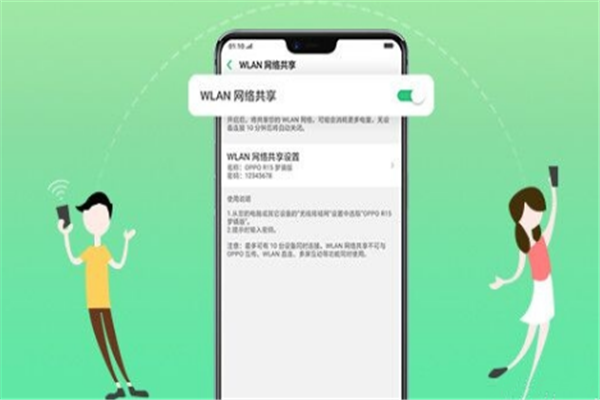 oppor17怎么设置wifi共享