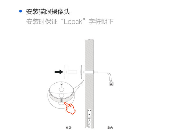 鹿客CatY智能猫眼安装说明书