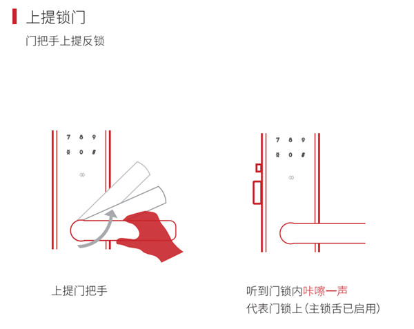 果加A230智能锁可以反锁吗