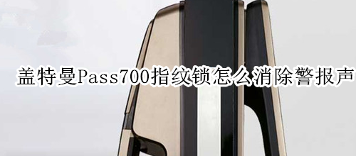 盖特曼Pass700指纹锁怎么消除警报声