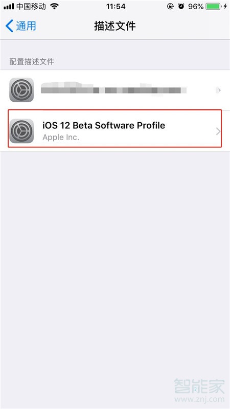 ios12描述文件怎么删除