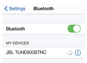 JBL TUNE 600BTNC耳机蓝牙配对指南
