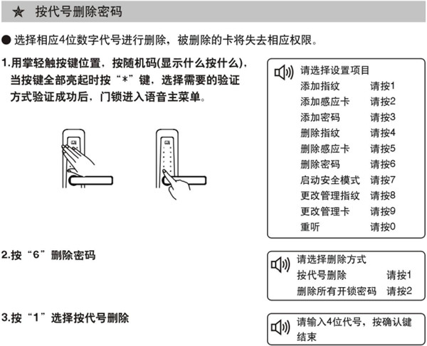 必达智能门锁i8详细使用说明书