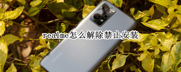 realme怎么解除禁止安装（realme 禁止安装）