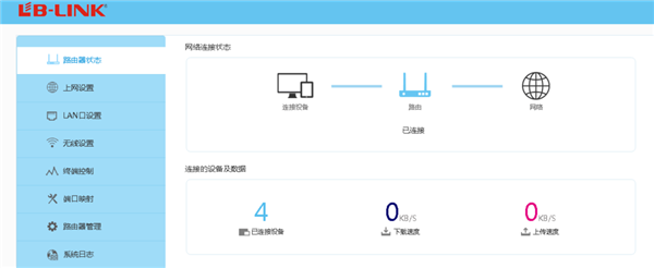 必联BL-WR4000路由器的指示灯怎么关闭