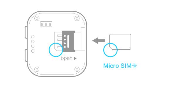 360儿童手表x1怎么安装sim卡