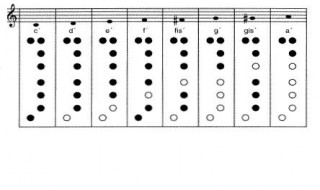 竖笛指法 八孔竖笛的指法学习