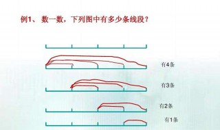 小学数线段的方法 小学奥数巧数有几条线段有几种方法