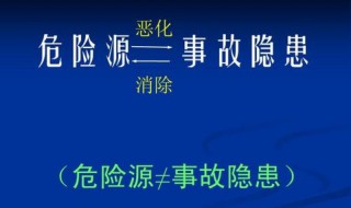 风险点和危险源一样吗 风险点和危险源一样吗举例说明