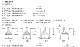 基础土方开挖计算公式（基础土方开挖计算公式大全）