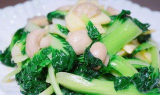 冬笋口蘑炒塔菜怎么做 冬笋口蘑炒塔菜怎么做好吃