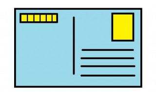 明信片怎么画（英语明信片怎么画）