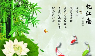 忆江南其二描写的是哪个季节的美景 忆江南其二是什么季节