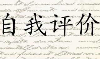 简历自我评价怎么写 简历自我评价怎么写比较好