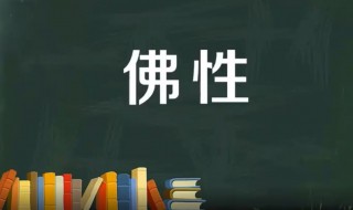 佛性是什么意思 比较佛性是什么意思