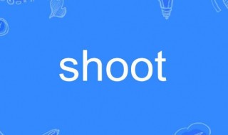 shoot是什么意思（shoot是什么意思翻译）