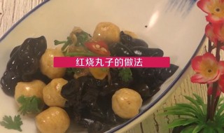 红烧丸子的家常做法（红烧丸子的家常做法视频教程）