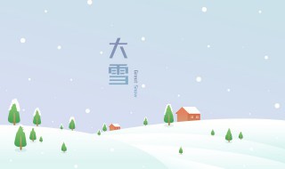 关于大雪节气的谚语及诗句有哪些 关于大雪节气的农谚