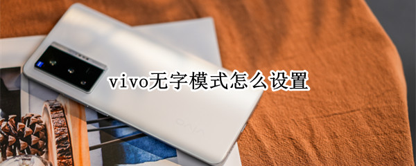 vivo无字模式怎么设置（vivo无图模式怎么设置）