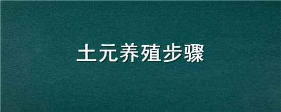 土元养殖步骤 土元养殖技术视频教程