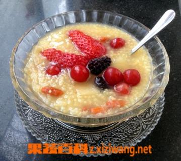 什锦水果冰粥的做法步骤（什锦水果粥图片和做法）