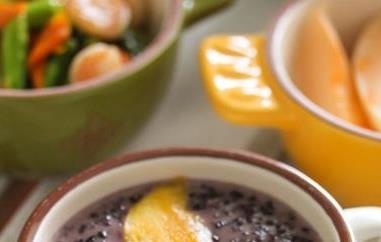 椰浆紫米粥如何做 椰汁紫米粥