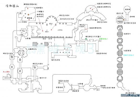 《黑暗之魂3》中文全物品收集标注地图合集 灰烬墓地+传火祭祀场所