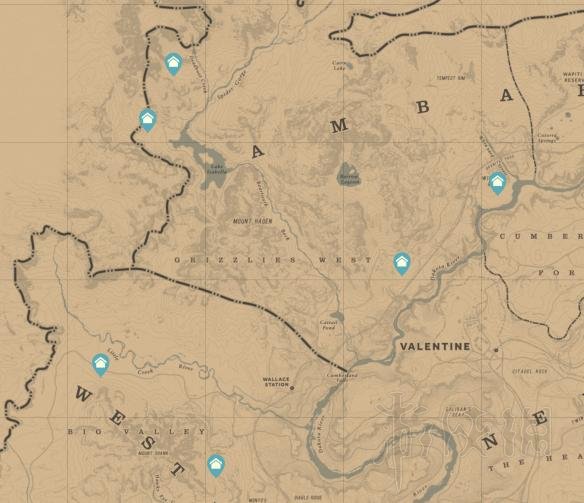 荒野大镖客2收集地图全汇总 荒野大镖客2收集地图大全 总览/帮派成员坟墓/传奇动物位置