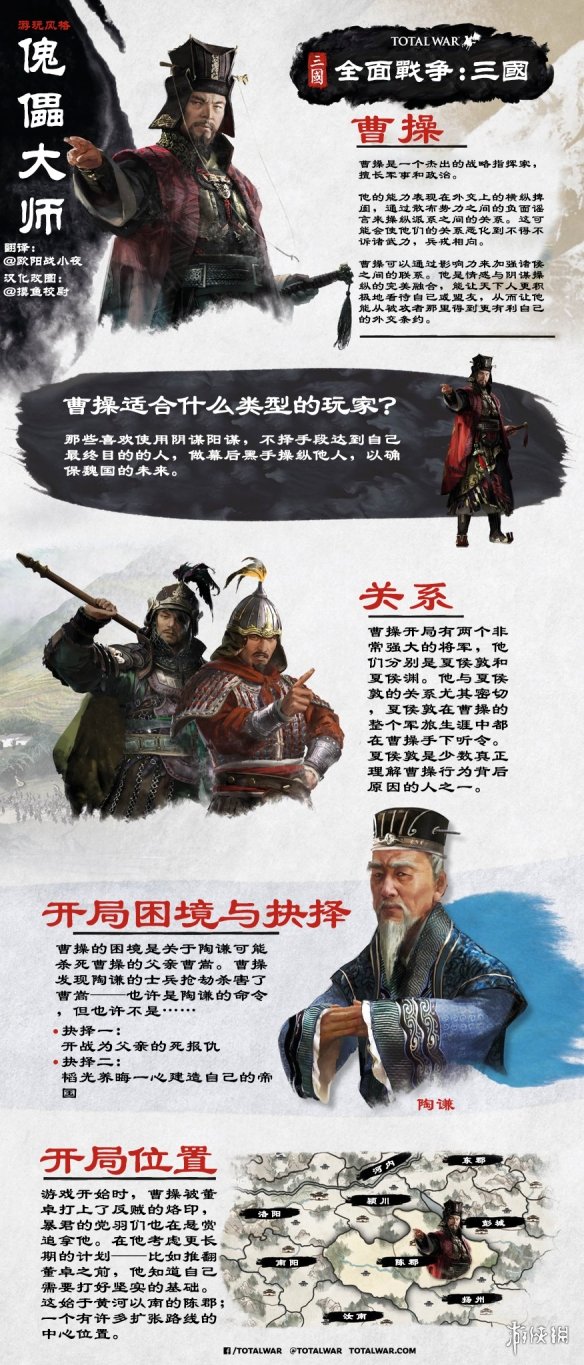 全面战争三国全人物图鉴分享 全人物技能+人物关系中文介绍 曹操