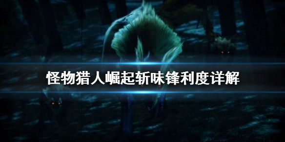 怪物猎人崛起斩味是什么（怪物猎人崛起斩味怎么看）