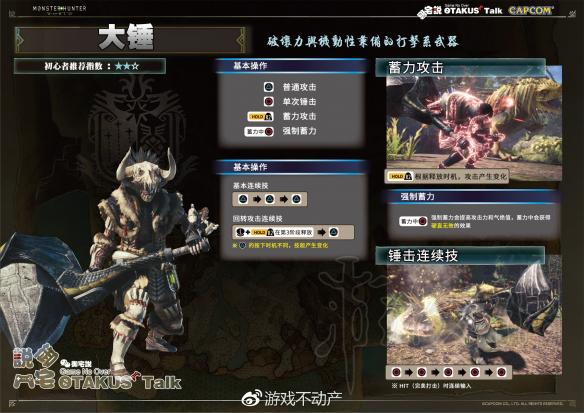 怪物猎人世界游戏怎么操作方法 全武器出招表一览 PS4版游戏基本操作