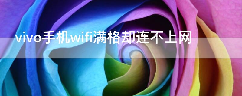 vivo手机wifi满格却连不上网（vivo手机wifi满格却连不上网显示网络异常请点击重试）