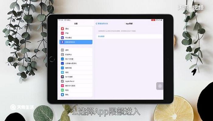 ipad怎么设置玩半小时休息