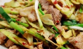 肥肉炒笋子的做法 笋子炒肥肉怎么做好吃