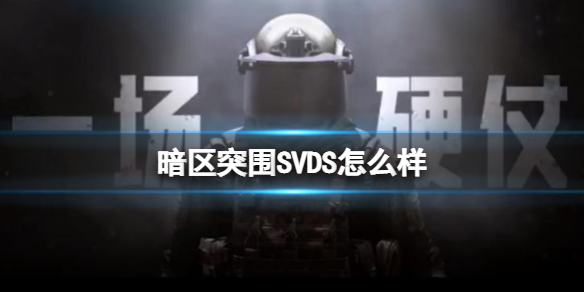 暗区突围SVDS怎么样