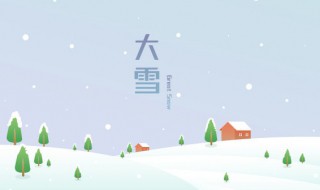 冬雪雪冬是哪四个节气（雪冬是什么节气）