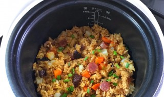 腊味饭电饭煲版怎么做 腊味饭的做法电饭煲