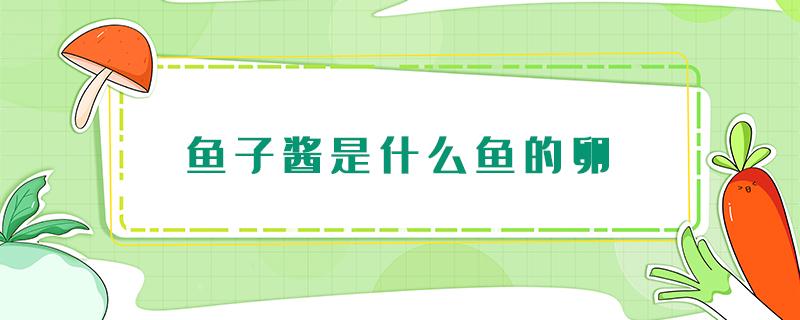 鱼子酱是什么鱼的卵（最贵鱼子酱是什么鱼的卵）