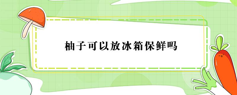 柚子可以放冰箱保鲜吗