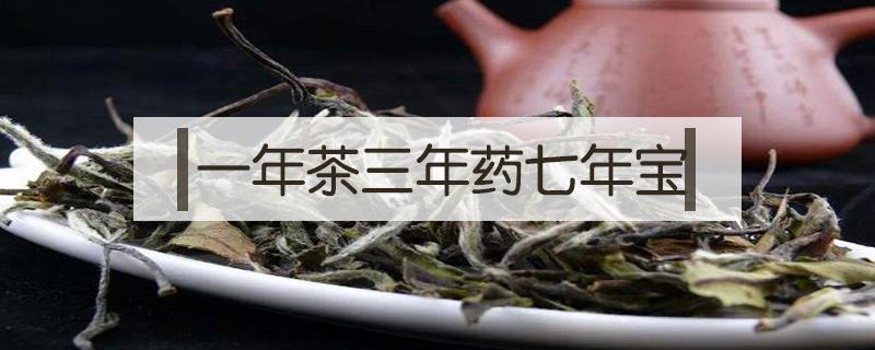 一年茶三年药七年宝（一年茶三年药七年宝十年丹）