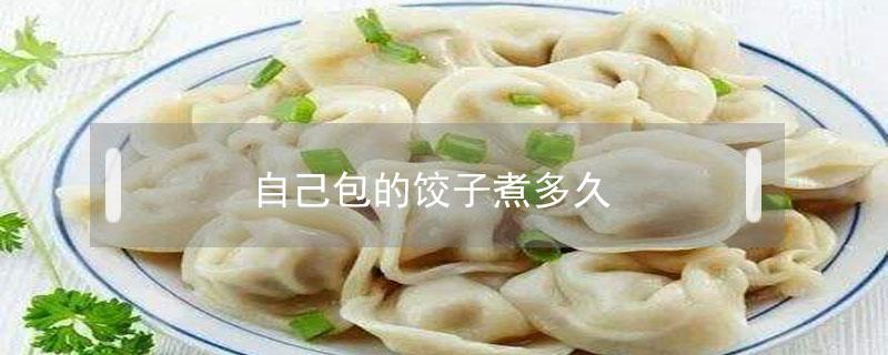 自己包的饺子煮多久