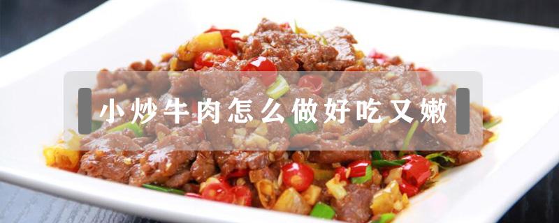 小炒牛肉怎么做好吃又嫩（小炒肉怎么做好吃又嫩）