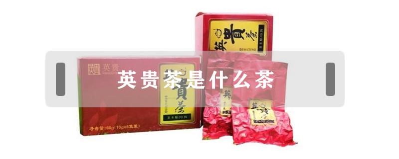 英贵茶是什么茶 英贵茶是什么茶是红茶吗