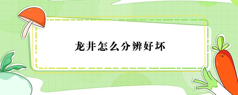 龙井怎么分辨好坏