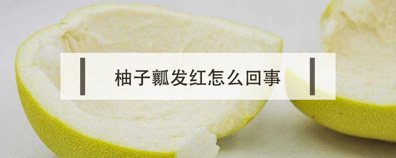 柚子瓤发红怎么回事