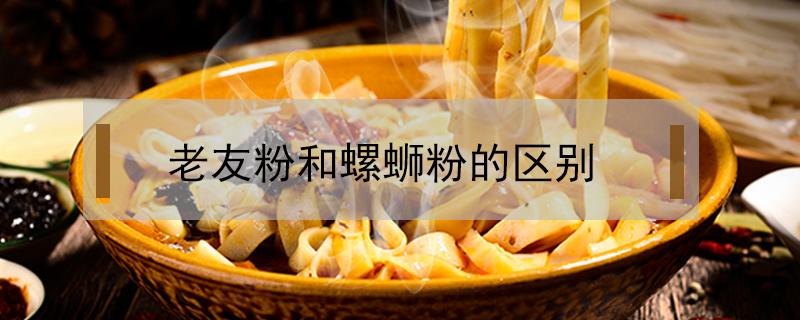 老友粉和螺蛳粉的区别 老友粉就是螺蛳粉吗