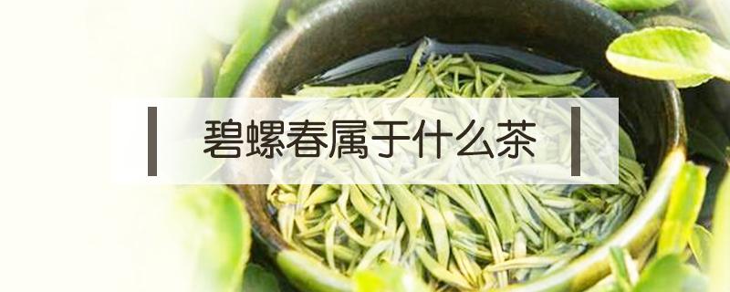 碧螺春属于什么茶 碧螺春属于什么茶 有什么好处