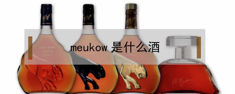 meukow是什么酒 meukow是什么酒vsop保质期